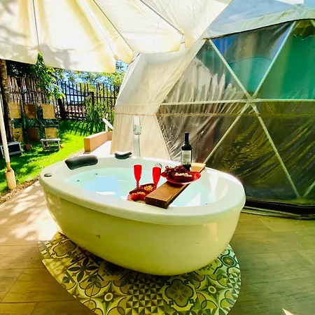 Aconchego No Domo Com Ofuro 7,5Km Centro Aguas De Lindoia Com Com Cafe, Internet Starlink Villa Exterior photo